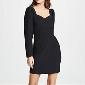 NWT Yumi Kim Black Manhattan Sweetheart Neck Dress M